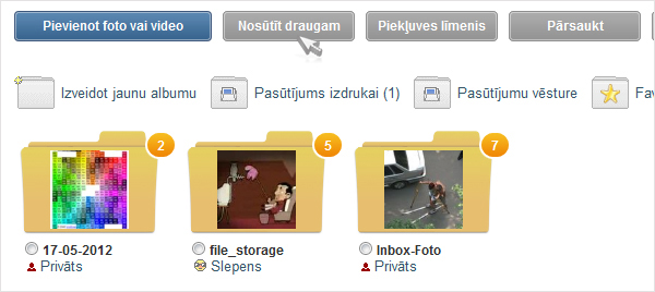 Inbox Foto atjauninātā versija.  Nozīmīgāko izmaiņu pārskats.
