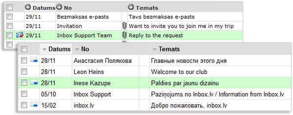 Inbox Mail jaunā versija – galveno lapu dizaina pamatizmaiņas