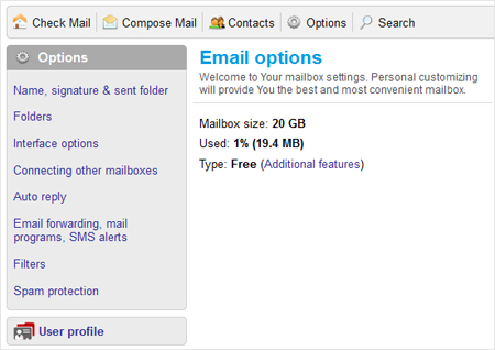 Inbox Mail: view all unread messages in a folder