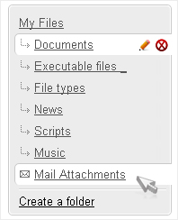 Saving mail attachments to Inbox Files