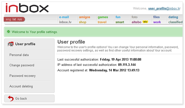 Inbox Mail: view all unread messages in a folder