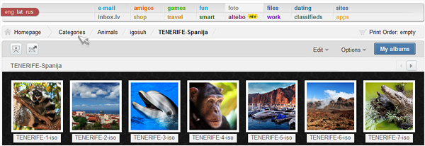 Inbox Foto: introducing new design for “My Albums” section