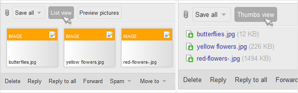 Inbox Mail: view all unread messages in a folder