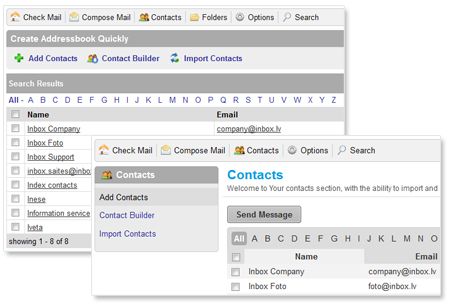 Inbox Mail: view all unread messages in a folder