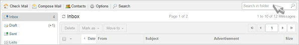Inbox Mail – one-click search
