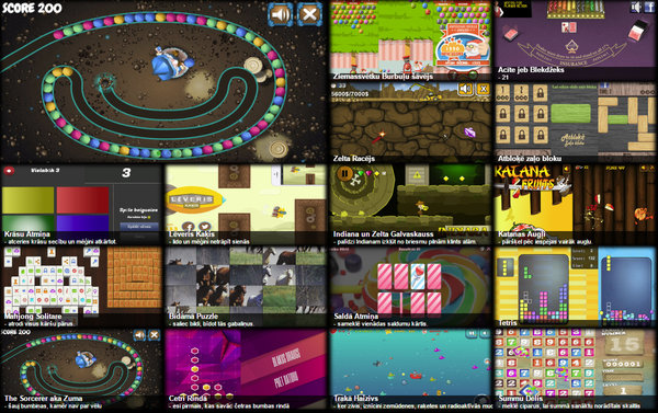 Play games on your mobile phone with Mgames.lv!